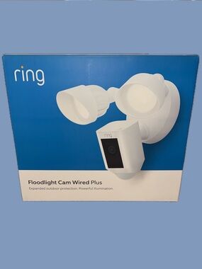 Ring Floodlight Security Camera - White